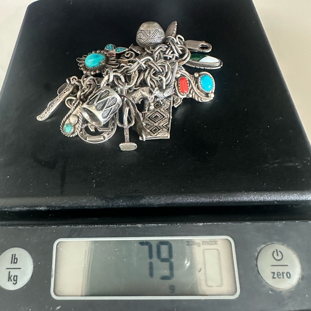 An Old Cowboy Charm Bracelet Treasure. 30%off!! - Picture 2 of 7